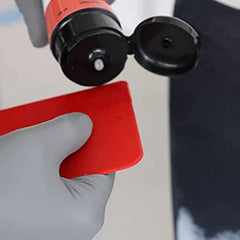 Colad inventing more close-up of smooth cured putty texture for easy sanding