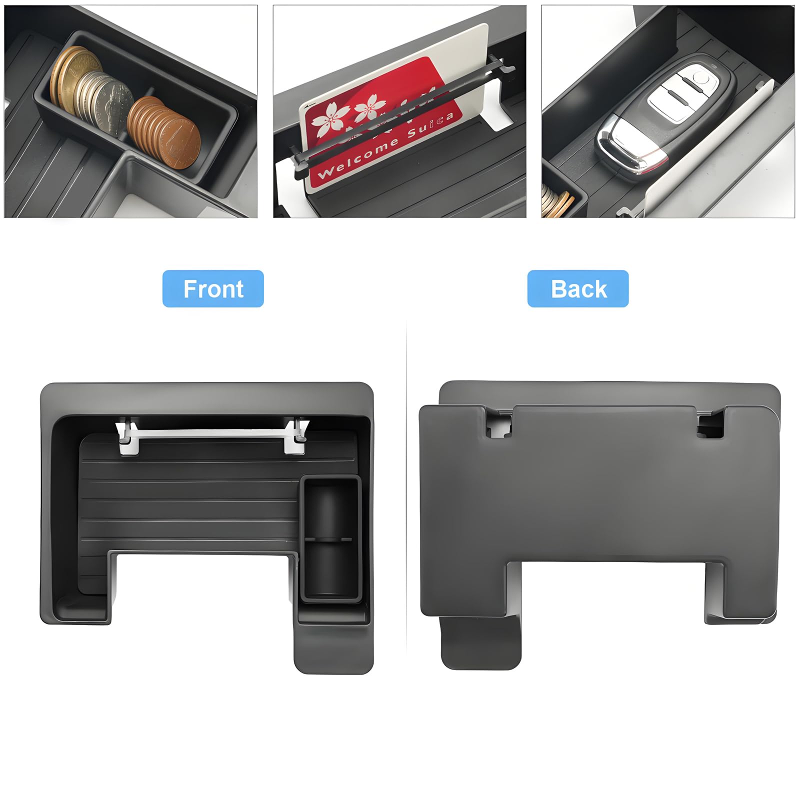 Coleya lower compartment detail storing cables chargers and bulk items securely