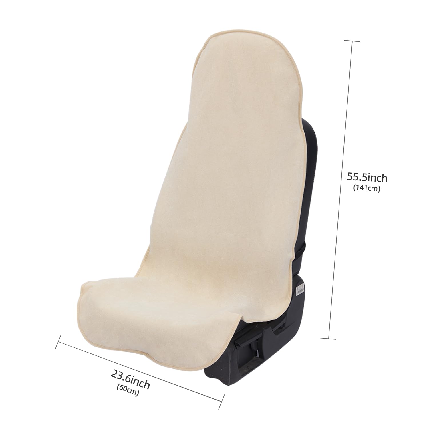 COLINOO installed on a car front seat offering full coverage and comfort