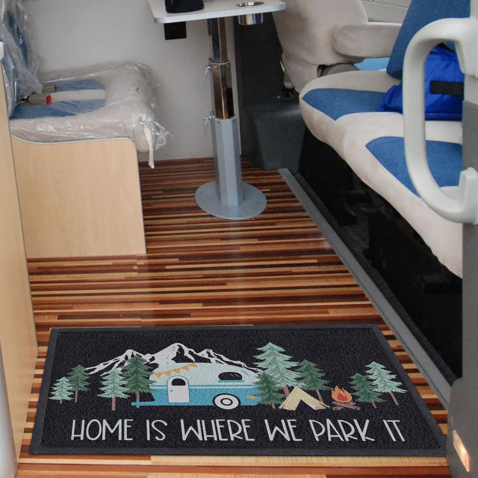 comfoyar mat at campsite entrance benefit: travel-ready durable decor