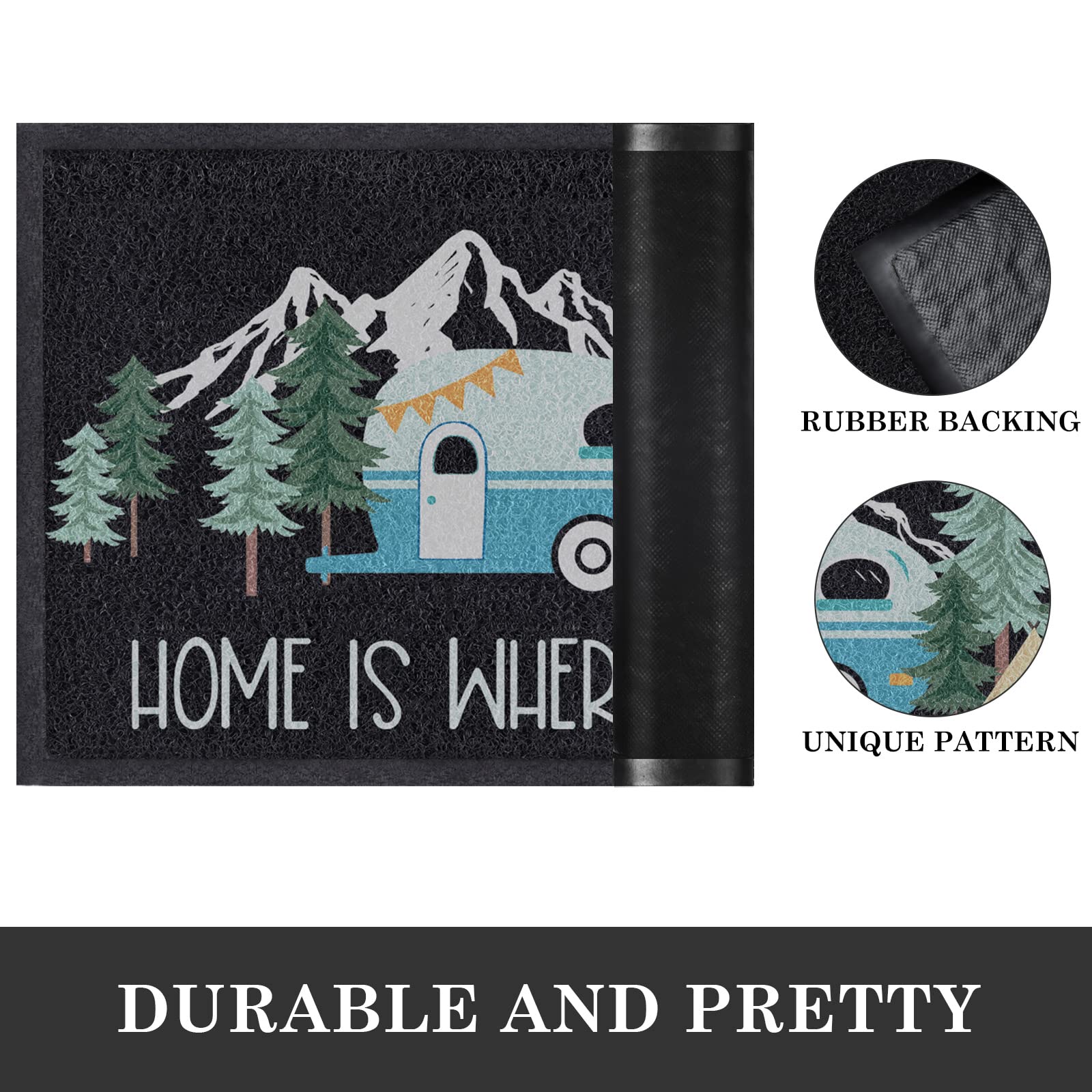 comfoyar textured PVC surface detail benefit: scrapes dirt effectively