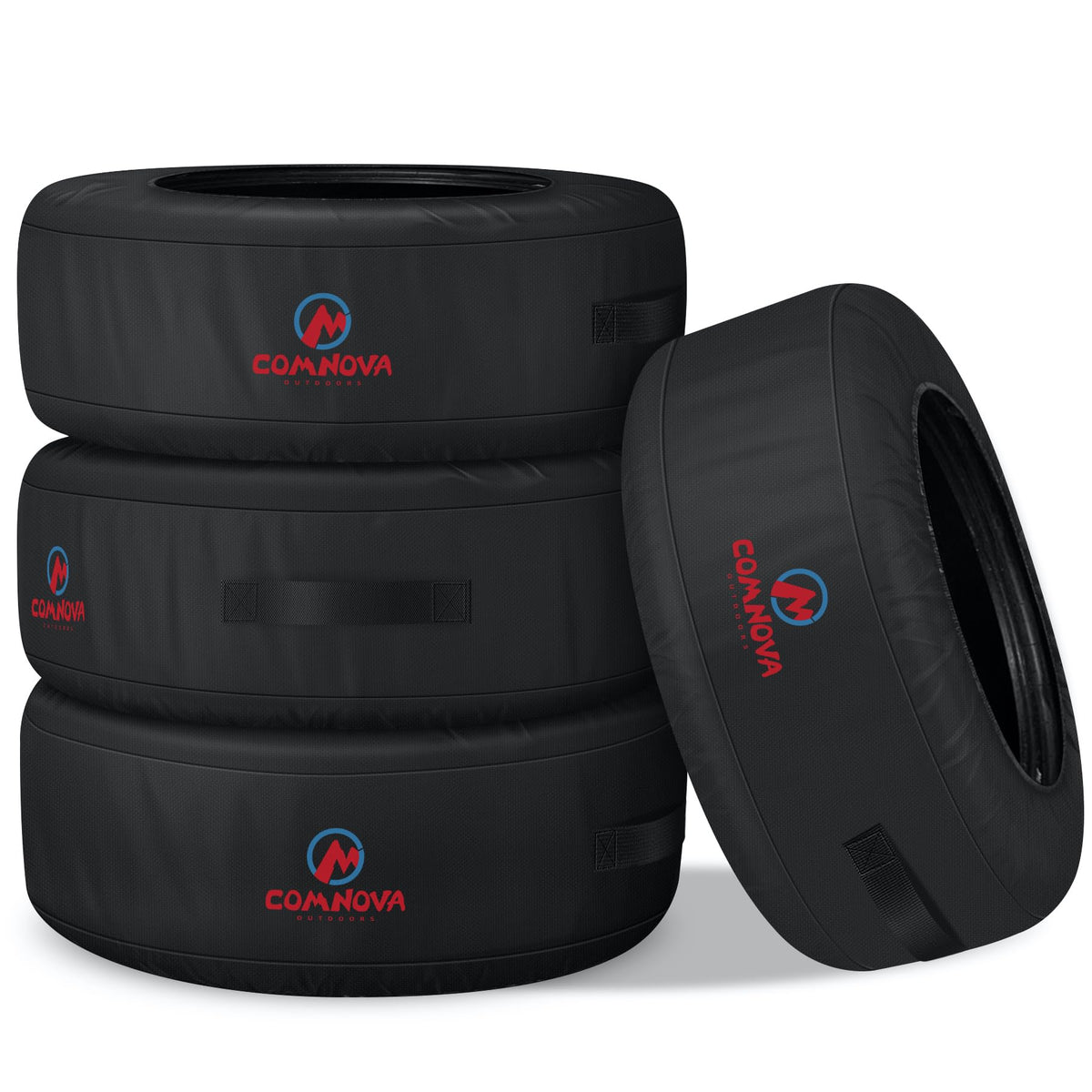M COMNOVA OUTDOORS front view of packed tire showing full coverage benefit