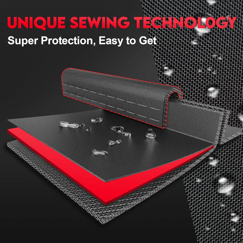 M COMNOVA OUTDOORS cover over tire sidewall demonstrating full protection