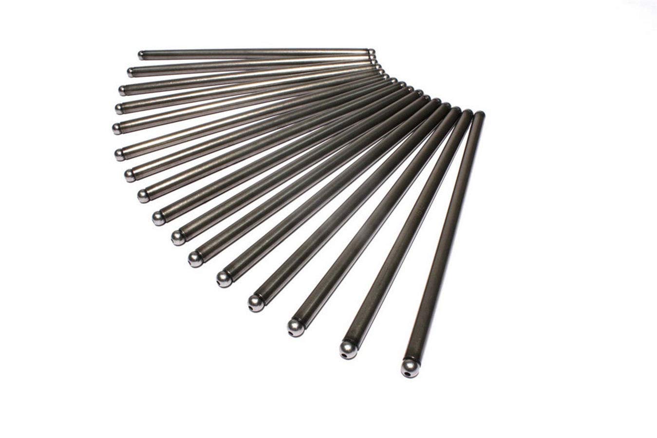COMP Cams pushrods front view showing 5/16 diameter and 7.794" length for reliable fit