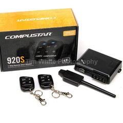 Compustar CS920-S CM900 module with wiring detail, showing installation-ready connections