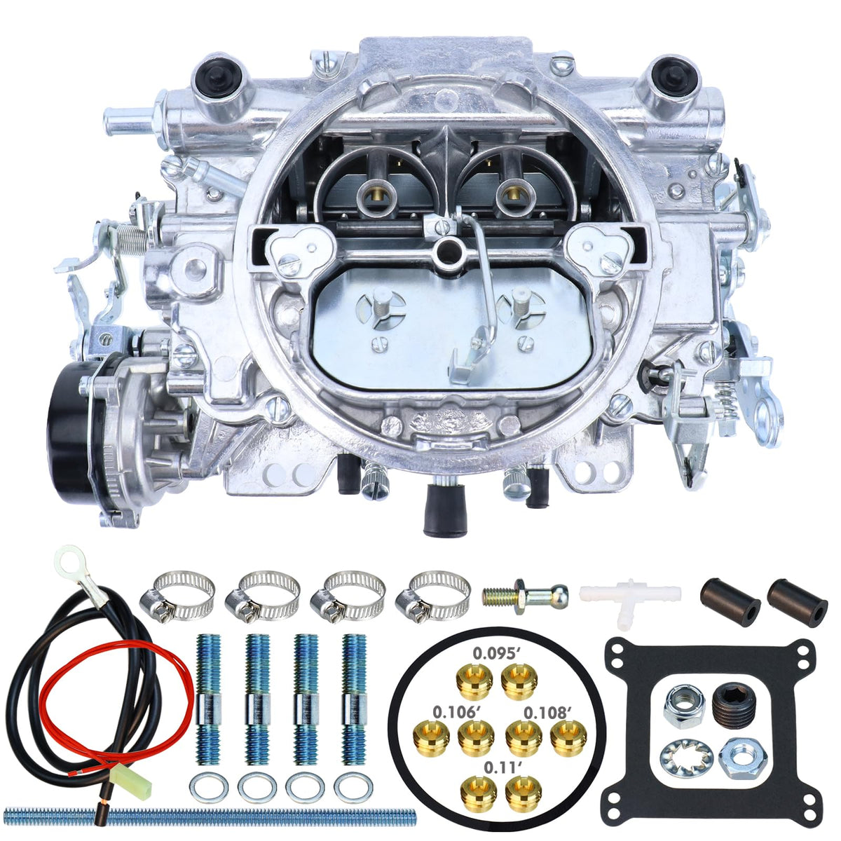 Condgreemee front view of carburetor showing clean port faces and fitment benefit