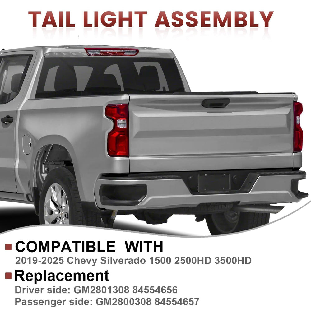 CONLLCON tail light installed on Silverado demonstrating factory fitment