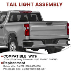 CONLLCON tail light installed on Silverado demonstrating factory fitment