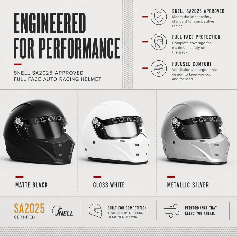Conquer helmet beside a ruler for size comparison showing fit and scale