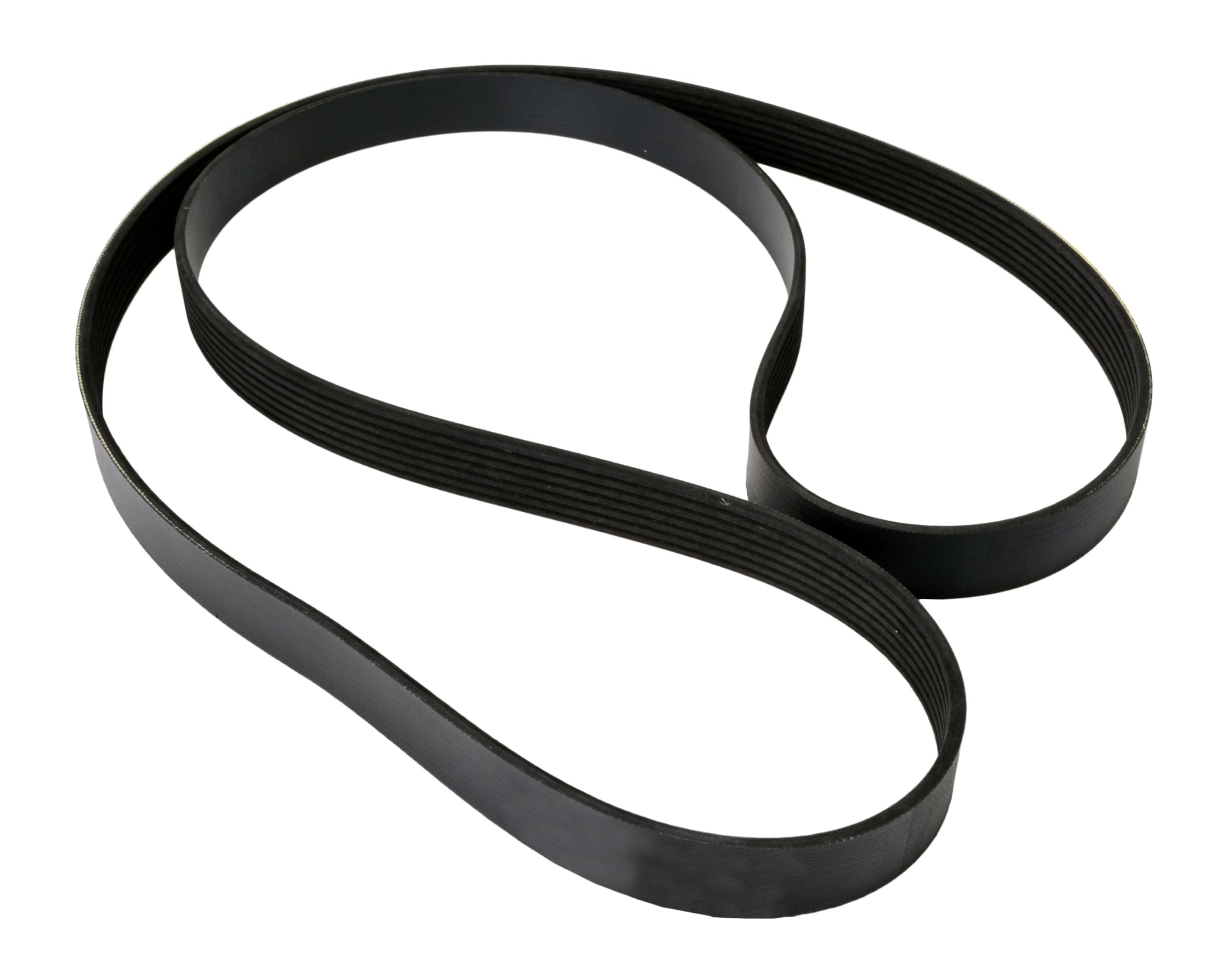 Continental belt laid beside ruler showing 83.4 inch length for accurate selection
