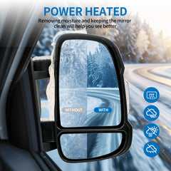 Convitex mirror rear mounting plate and bolt holes for secure OE-style fit