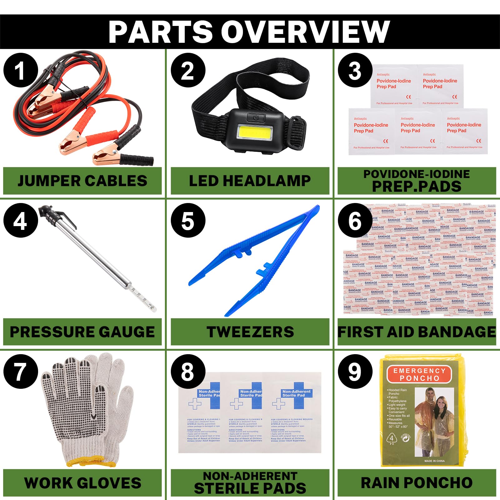 COOGEO heavy-duty battery jumper cables close-up for reliable jump-starts