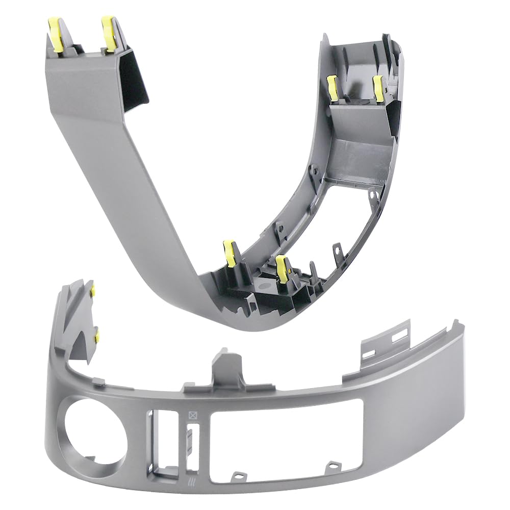 COOL STAR comparison of old broken bezel and new panel demonstrating visible restoration