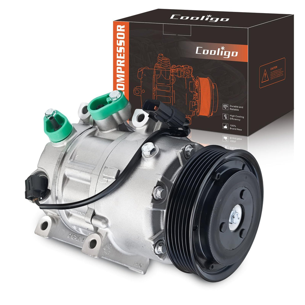 COOLIGO front view of compressor showing complete unit and fitment benefit