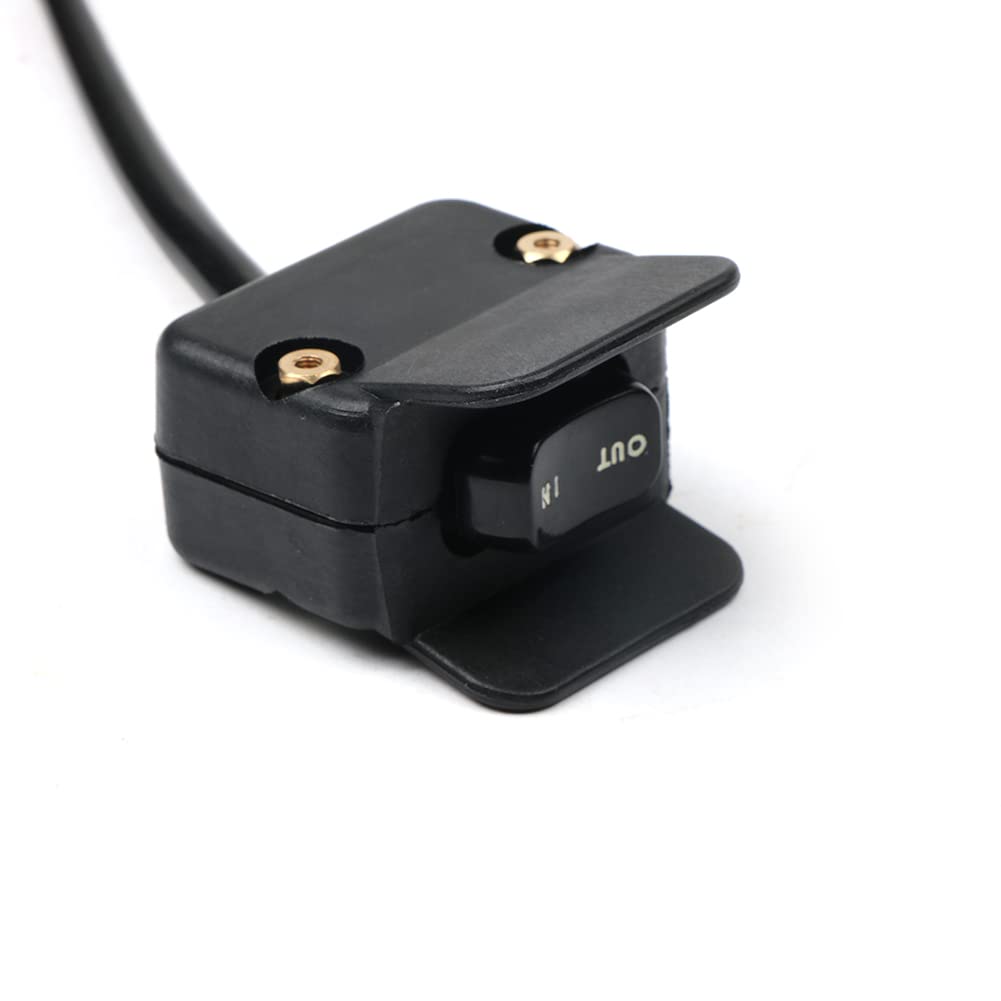 CORINTH ZHUOTOP mounted on ATV handlebar showing in-seat winch control convenience