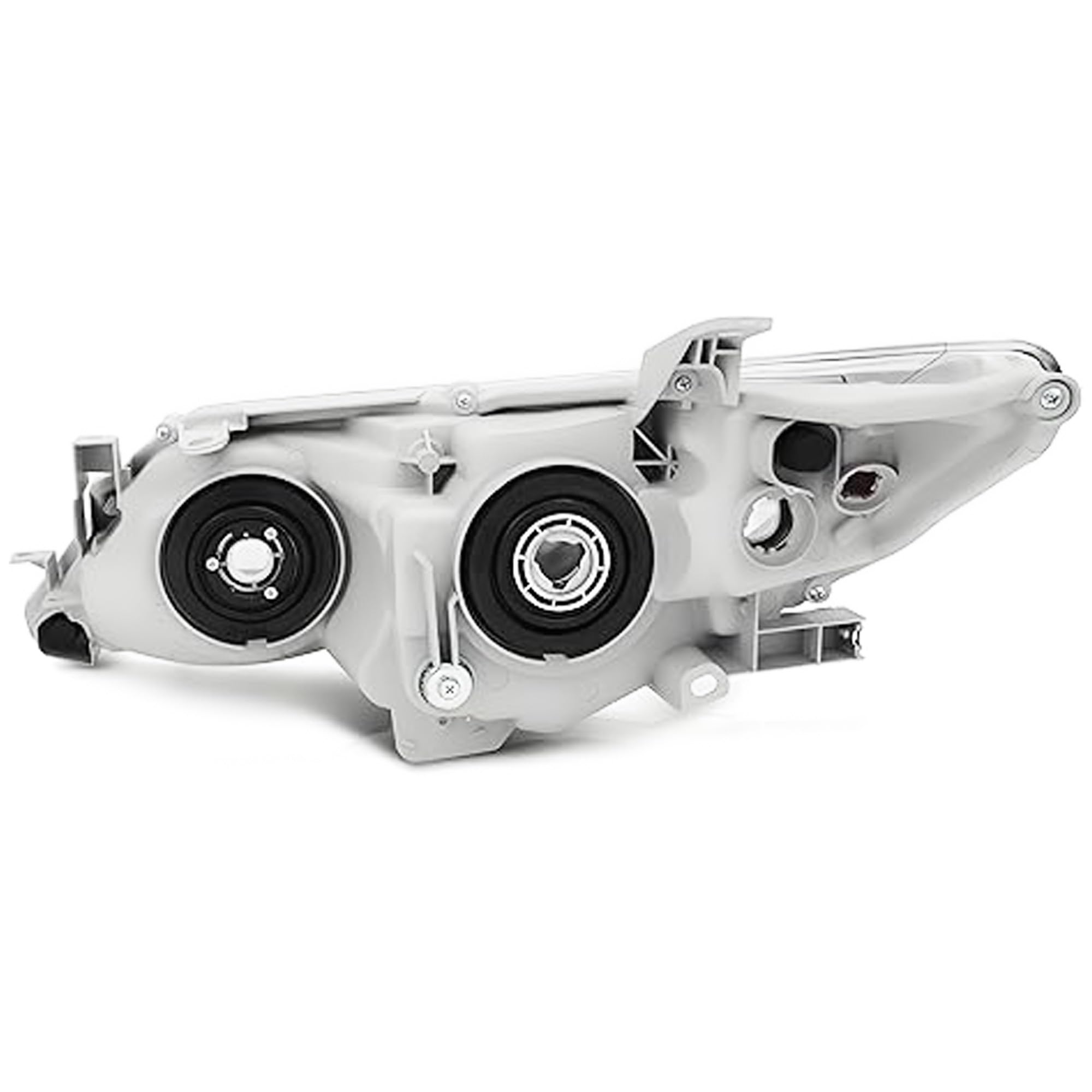 corkiauto bulb cavity showing H11 HB3 7444NA locations for straightforward bulb replacement