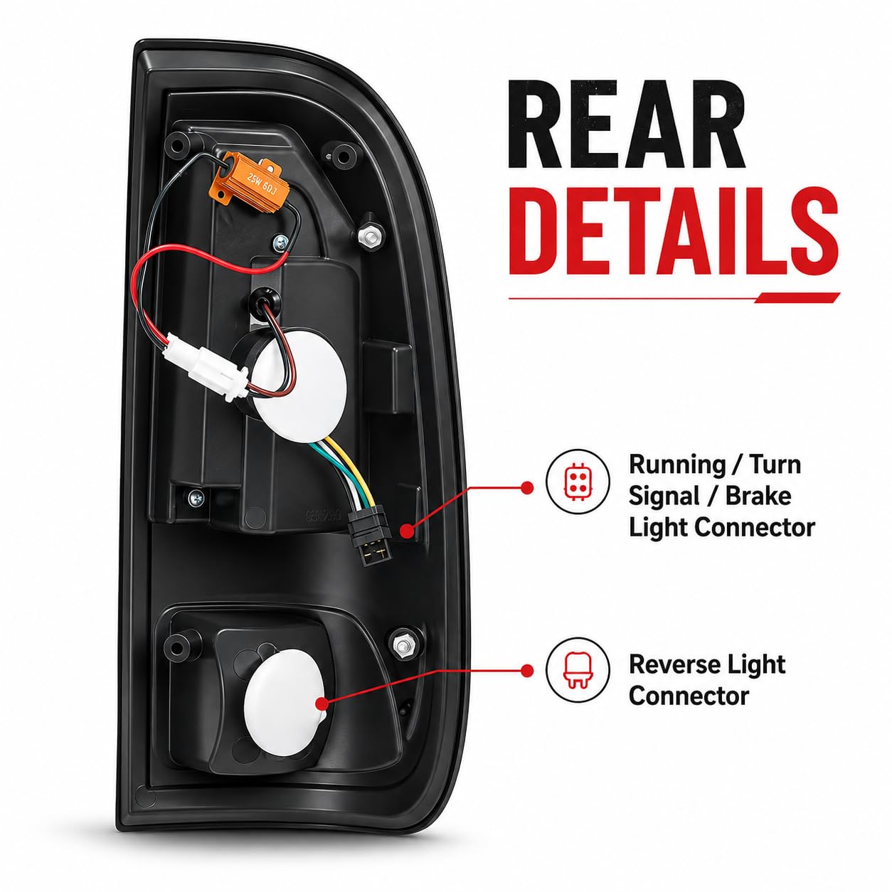corkiauto installed on F150 rear showing improved rear visibility