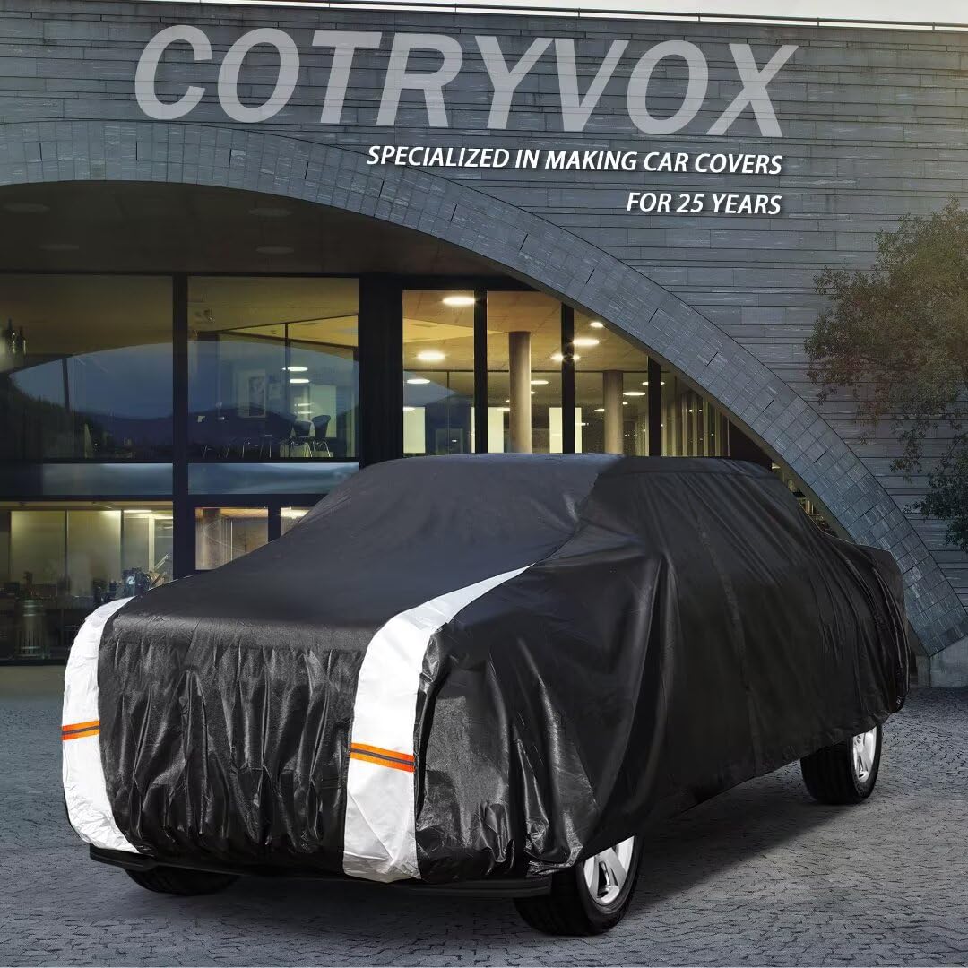 Cotryvox cover on F-150 in driveway lifestyle scene offering all-weather protection