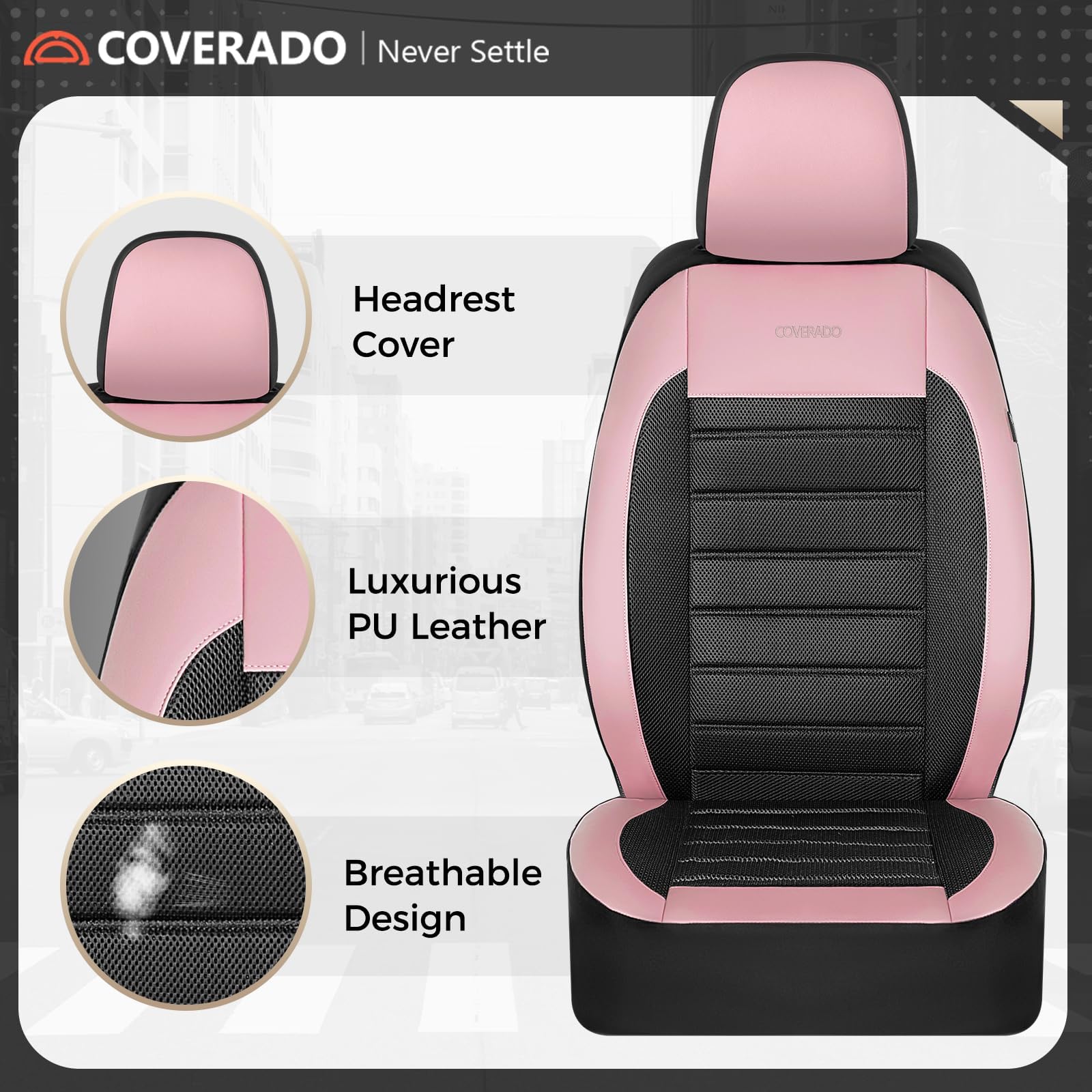 Coverado cleaning demo with damp cloth showing quick wipe-clean convenience