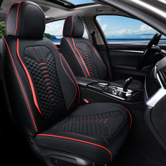 Coverado front seat full view showing waterproof protection and style