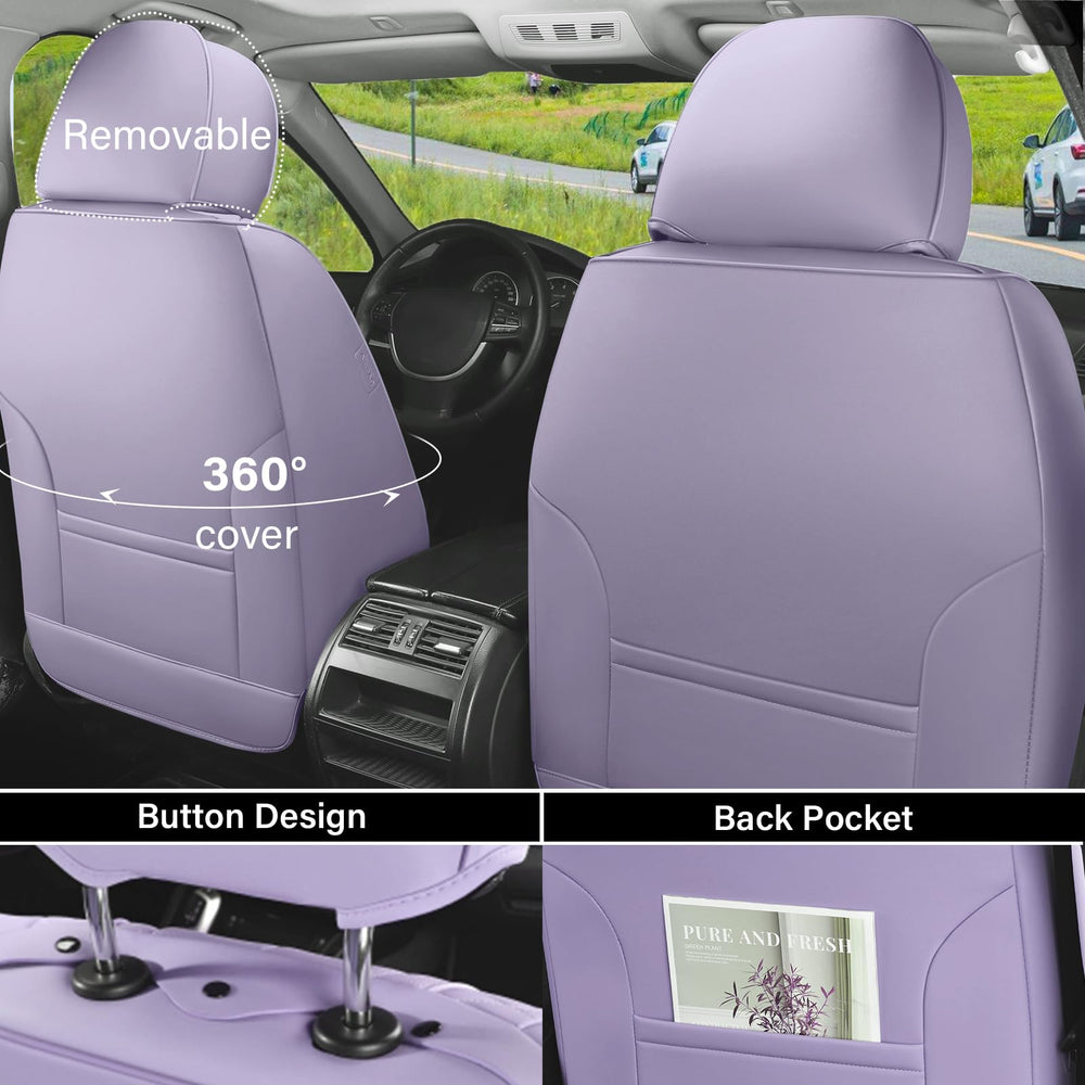 Coverado headrest and stitched detail showing precise fit and upscale appearance