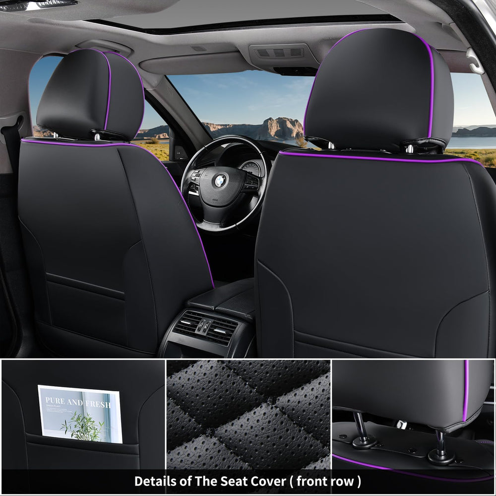 Coverado installed front seats demonstrating comfort and clean look