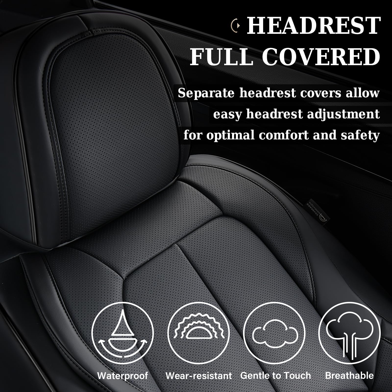 Coverado covers installed in SUV interior, elevates cabin appearance