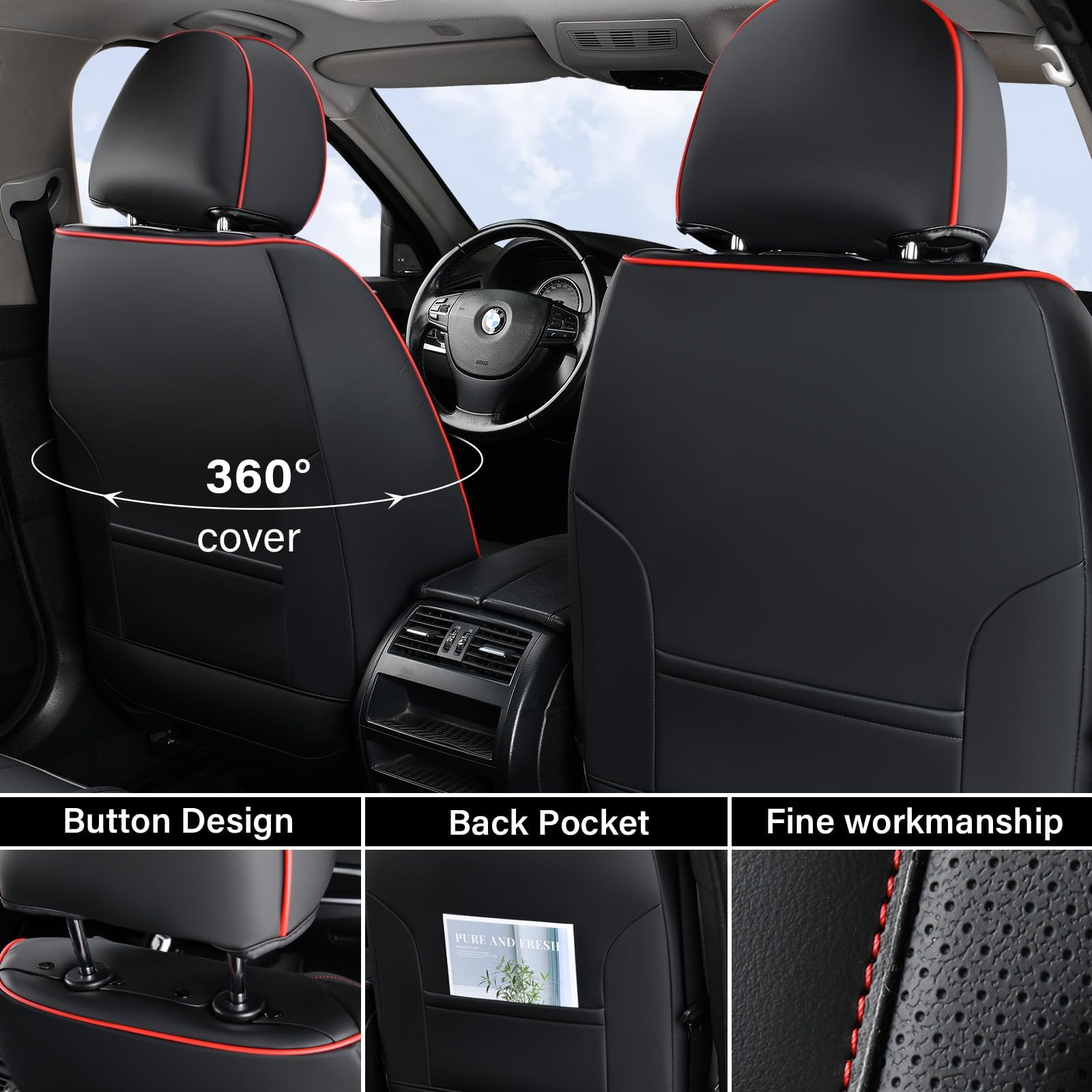 Coverado seat cushion cross-section showing foam padding for added support