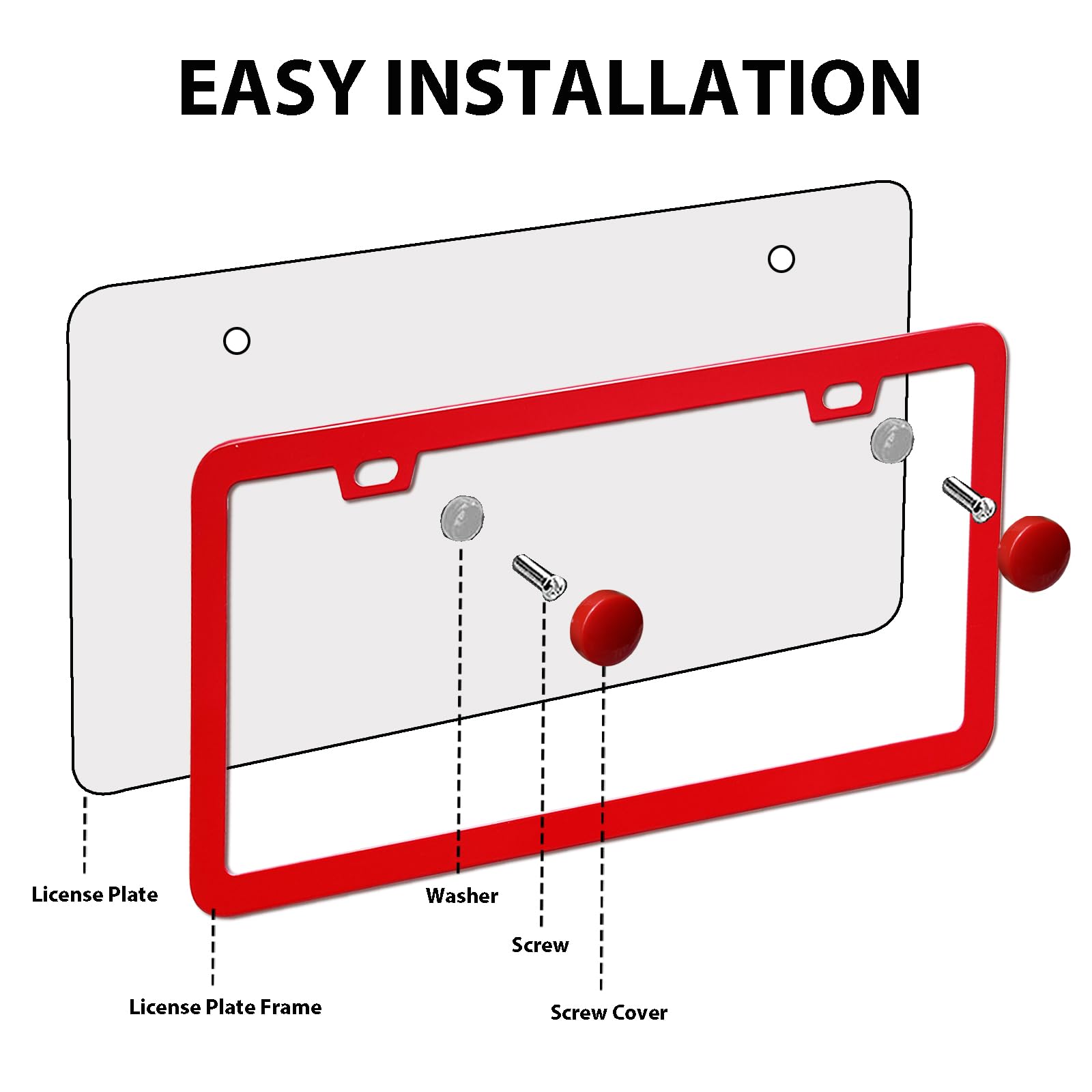 CoPvner installed front on sedan demonstrating secure, neat mount