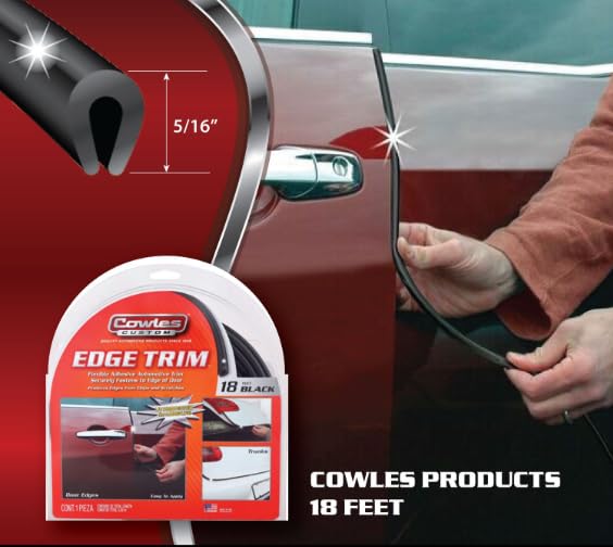 Cowles Custom installed on car door edge demonstrating dent and chip prevention