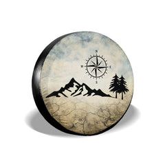 cozipink front view spare tire cover showing full graphic and fit benefit