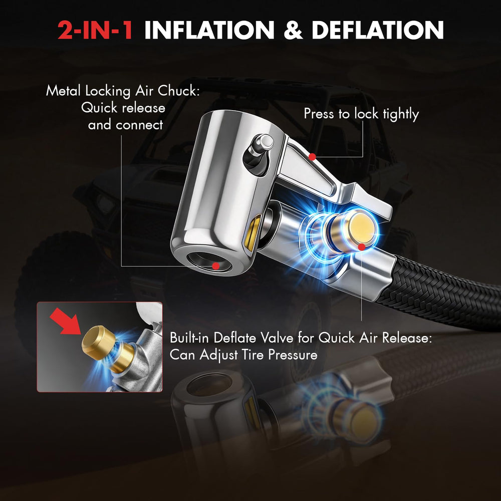 CRAFTCISION connected to car 12V socket for roadside emergency power