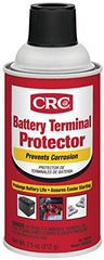 CRC battery terminal protector detail spray on terminal illustrating easy application and protection