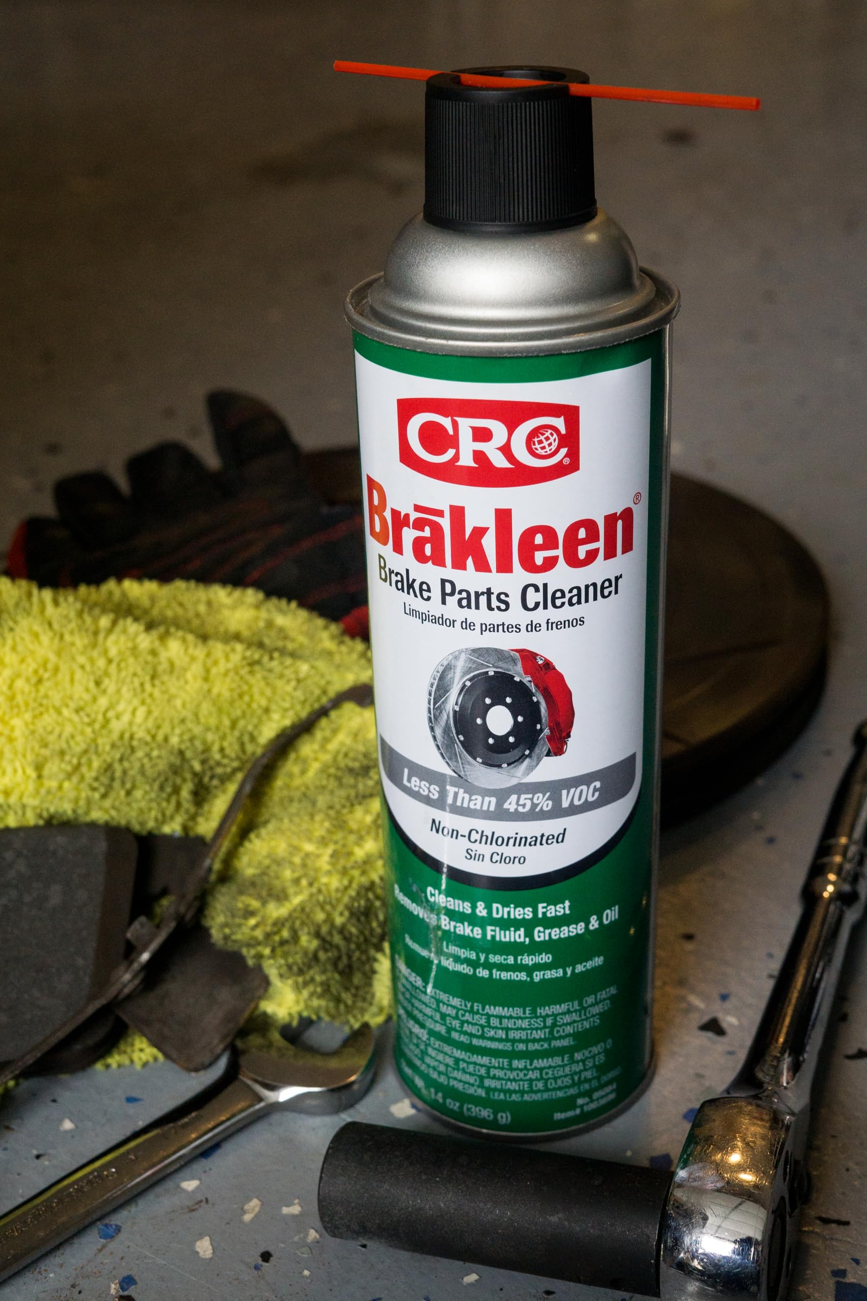 CRC Brakleen 12‑pack box stacked for bulk storage and consistent availability