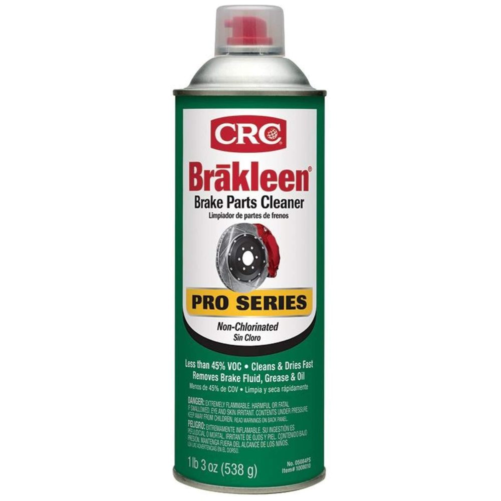 CRC Brakleen front can showing label and spray nozzle for clean brake parts
