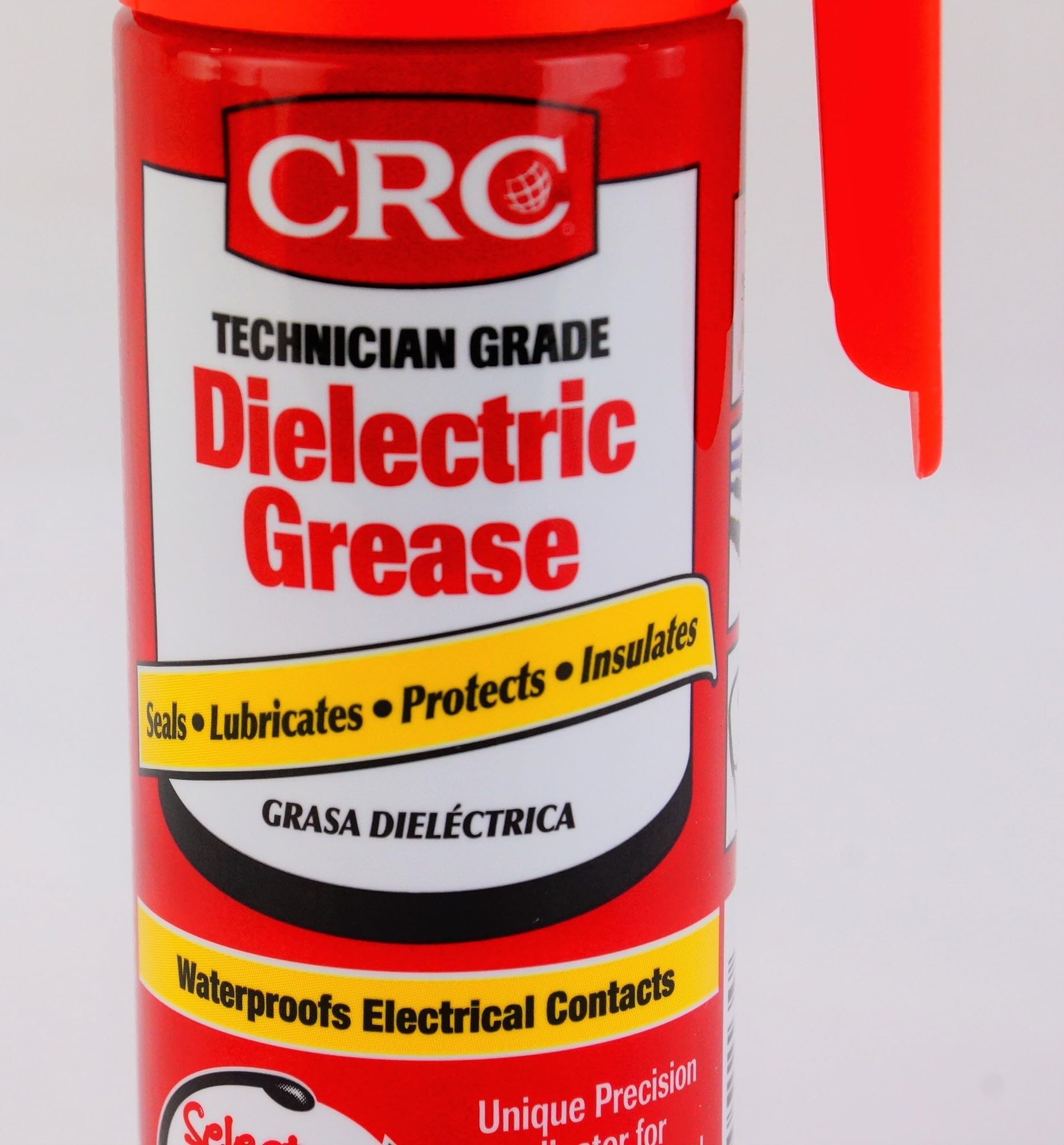 CRC close-up of opaque white gel texture highlighting insulating protection