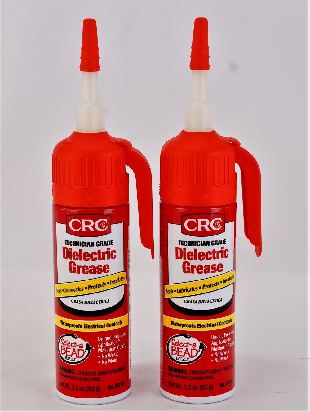 CRC bottle front view showing label and easy-squeeze cap for precise application