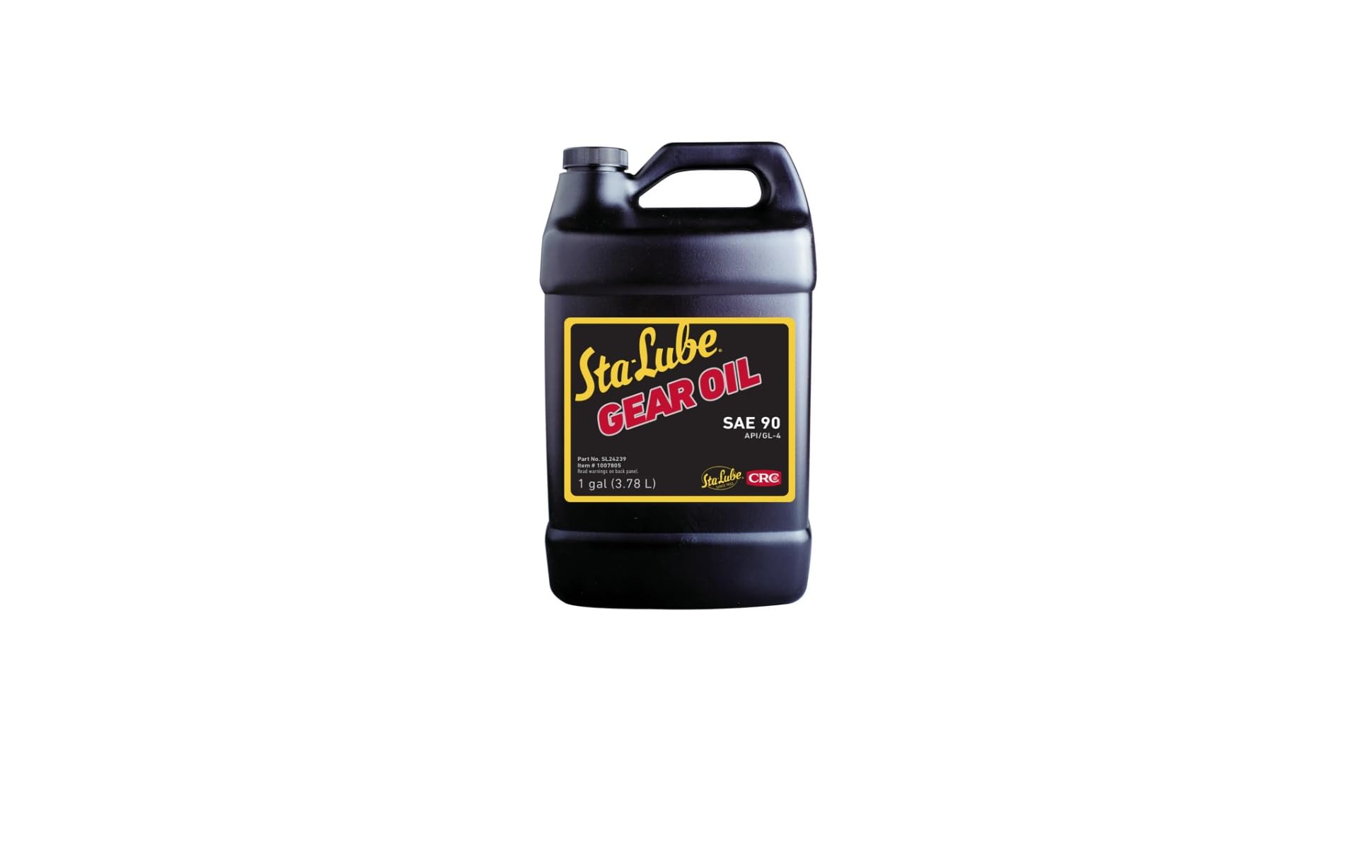 CRC Sta-Lube 1 gallon front label showing product name and benefits