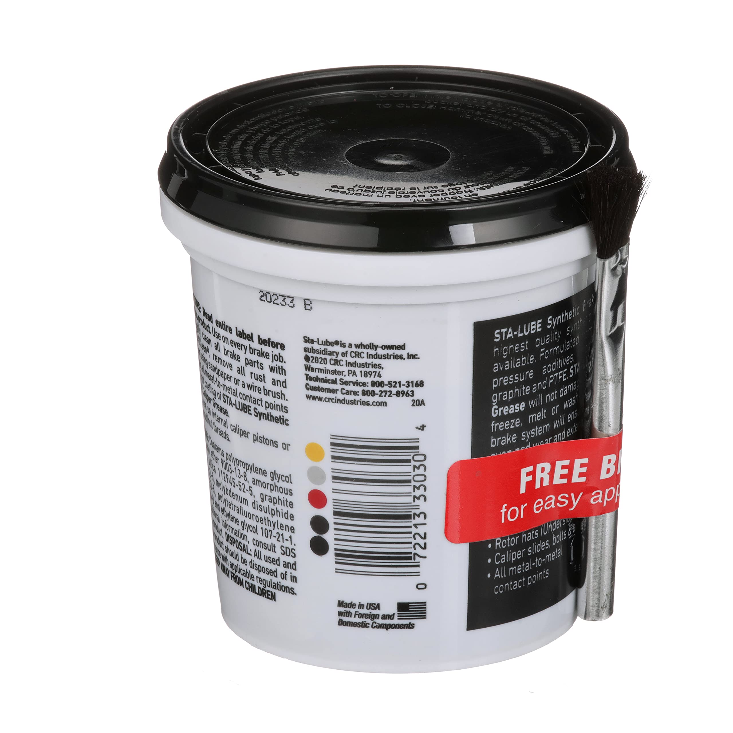 CRC Sta-Lube close-up of grease texture and nozzle for precise application