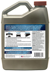 CRC Thermocure label closeup highlighting water-based, non-corrosive formula benefit