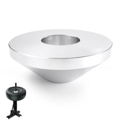 Creative.C centering cone front view showing precise profile and benefit of secure centering