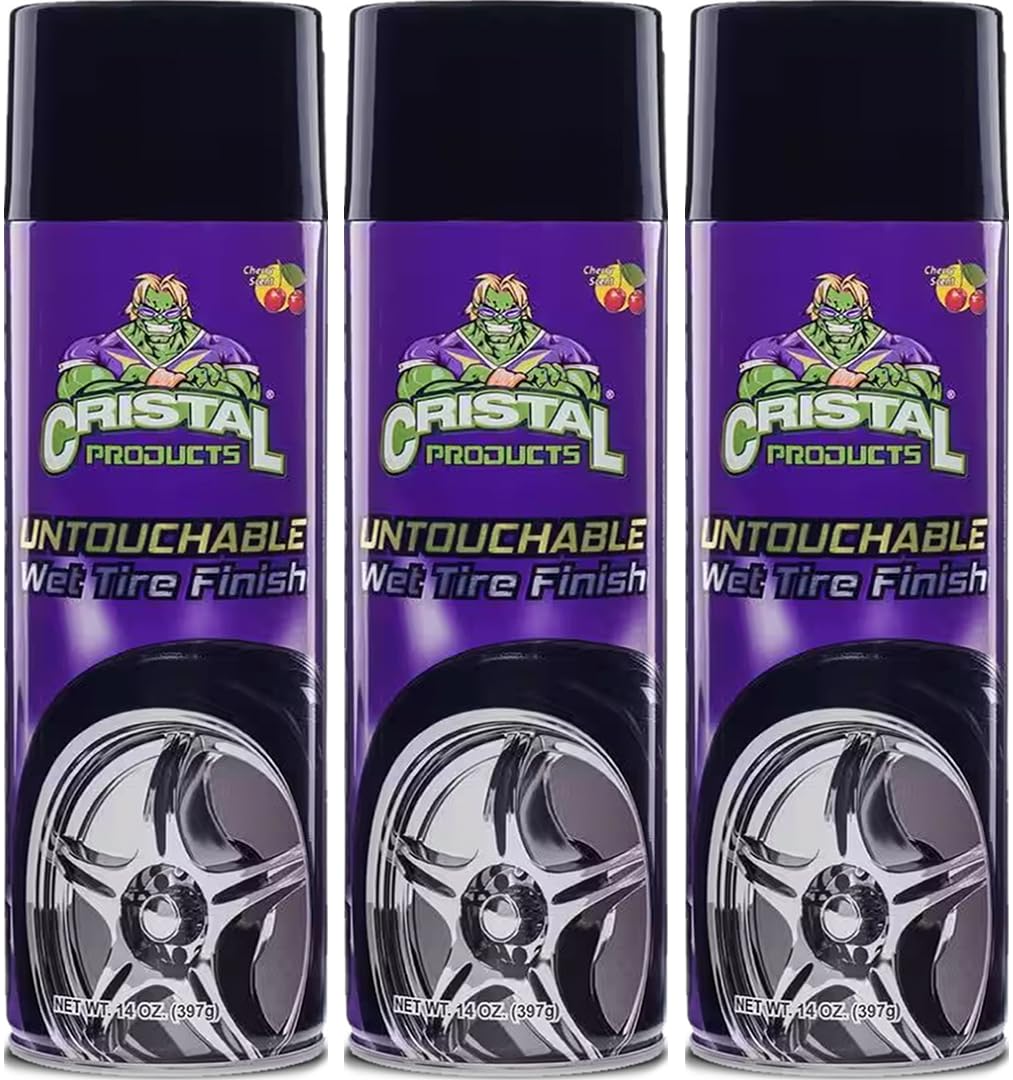 Cristal Products bottle front view showing label and easy spray application benefit