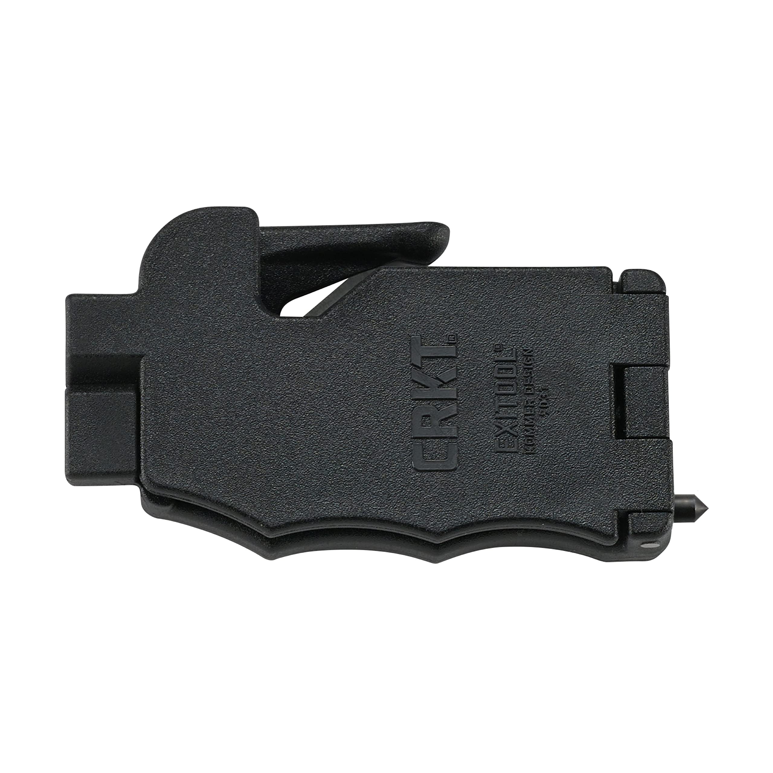 CRKT Exitool in car seat setting demonstrating readiness and peace of mind