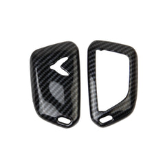 crosselec front view of Corvette C8 key fob cover showing sleek finish and protection
