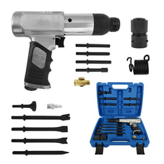 Csttler front view of air hammer showing ergonomic profile and benefits