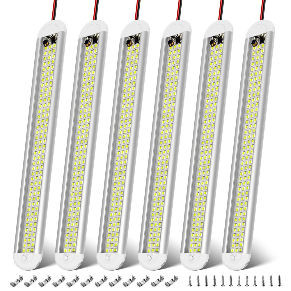 CT CAPETRONIX front view of six-bar pack, bright uniform lighting benefit