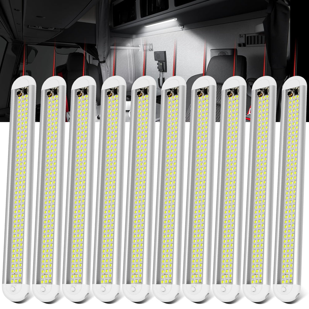 CT CAPETRONIX front view of ten LED light bars showing value and coverage