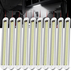 CT CAPETRONIX front view of ten LED light bars showing value and coverage
