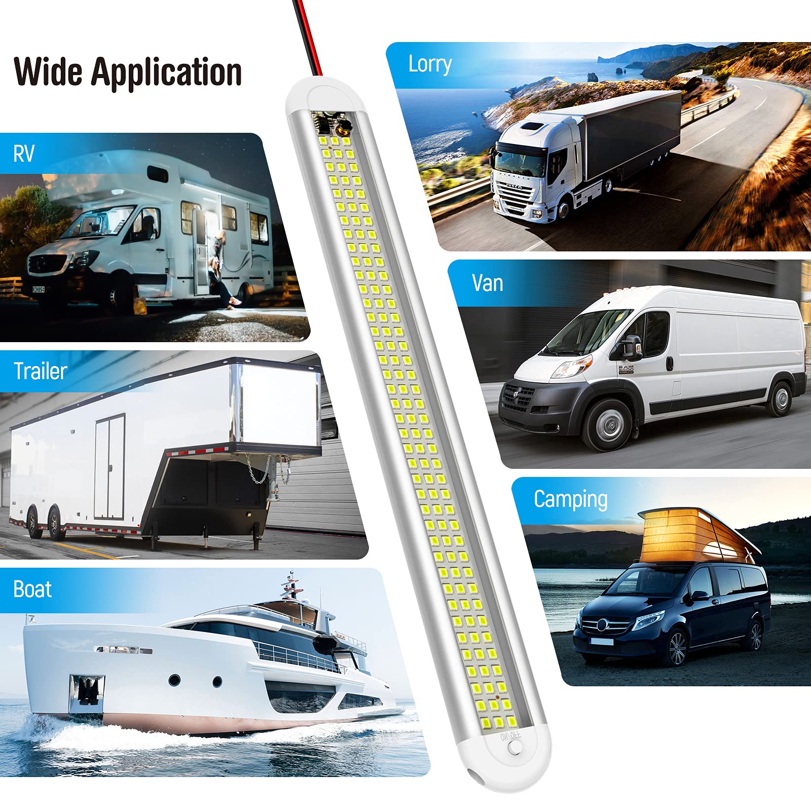 CT CAPETRONIX mounted inside cargo trailer, improved visibility benefit
