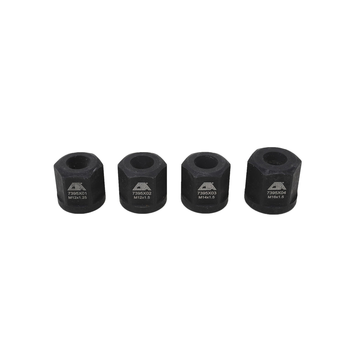 CTA Tools front view of 7395 kit showing four threaded hammer nuts and benefits quick separation